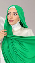 Carica l'immagine nel visualizzatore della galleria, Jersey Hijab - Verde smeraldo
