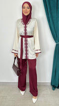 Carica l'immagine nel visualizzatore della galleria, Andalus Satin Set Bordeaux