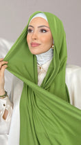 Carica l'immagine nel visualizzatore della galleria, Jersey Hijab - Verde Matcha