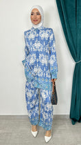 Bild in Galerie-Betrachter laden, Coordinato Boho Paisley Azzurro