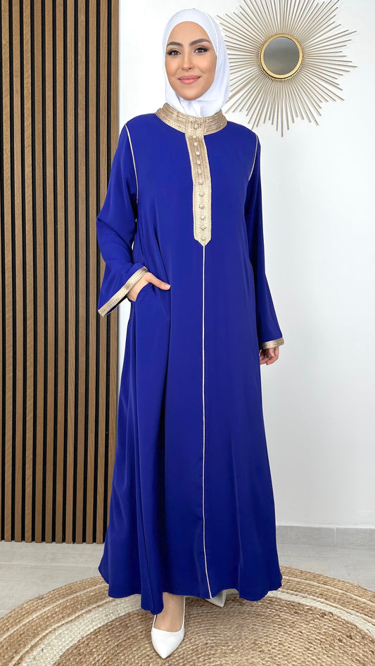 Donna musulmana, Hijab Paradise, vestito elegante, satinato, kaftan, tacchi, velo, Hijab,  vestito stile coreano, 