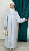 Carica l'immagine nel visualizzatore della galleria, Abaya Velvet Celeste - Hijab Paradise