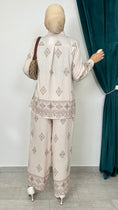 Carica l'immagine nel visualizzatore della galleria, Embroidered Set Beige - Hijab Paradise