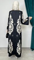 Carica l'immagine nel visualizzatore della galleria, Arabesque Abaya Nero - Hijab Paradise