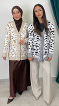 Carica l'immagine nel visualizzatore della galleria, Wild Knit Cardigan – Cardigan Fantasia Animalier