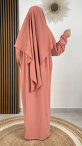 Carica l'immagine nel visualizzatore della galleria, Jilbab, khimar, abaya, sorriso, modest, abito da preghiera, islamico, rosa .Hijab Paradise