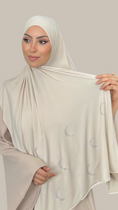 Carica l'immagine nel visualizzatore della galleria, Jersey Noorè Beige Scuro - Hijab Paradise
