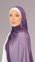 Carica l'immagine nel visualizzatore della galleria, Chiffon crepe Hijab - Amethyst Bloom