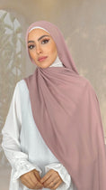 Carica l'immagine nel visualizzatore della galleria, Queen crepe- hijab - foulard- zif- copricapo- hijab paradise- leggero- estivo- 4 stagioni- morbido- non trasparente