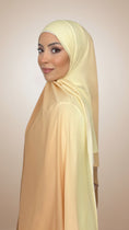 Carica l'immagine nel visualizzatore della galleria, Ombre Flow Hijab Soft Buttercream