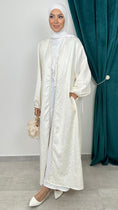 Carica l'immagine nel visualizzatore della galleria, Abaya Velvet Bianco - Hijab Paradise