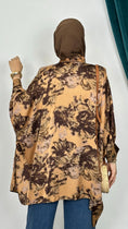 Carica l'immagine nel visualizzatore della galleria, Camicia Oversize Marble Chic camel