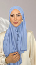 Carica l'immagine nel visualizzatore della galleria, Jersey Hijab - Azzurro