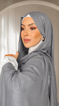 Load image into Gallery viewer, Modal Hijab Con Frange Laterali