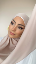 Cargar la imagen en la vista de la galería, Premium Slim Hijab Rosa Cipria