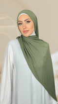 Carica l'immagine nel visualizzatore della galleria, Premium jersey - hijab - foulard- zif- copricapo- hijab paradise- leggero- estivo- 4 stagioni- morbido- non trasparente- elastico