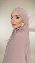 Carica l'immagine nel visualizzatore della galleria, Premium Slim Hijab Rosa Antico Chiaro
