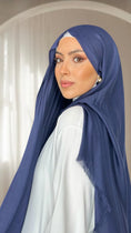 Carica l'immagine nel visualizzatore della galleria, Modal Hijab blu notte