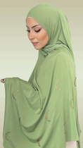 Carica l'immagine nel visualizzatore della galleria, Jersey Noorè Verde Veneziane - Hijab Paradise