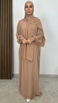 Carica l'immagine nel visualizzatore della galleria, Abaya Ensemble maniche Frisé