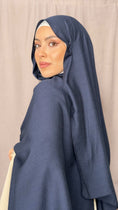 Cargar la imagen en la vista de la galería, Hijab Cotone e Lino blu notte