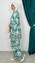 Carica l'immagine nel visualizzatore della galleria, Coordinato Boho Paisley Verde Acqua - Hijab Paradise