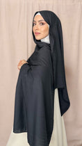 Bild in Galerie-Betrachter laden, Hijab Cotone e Lino nero