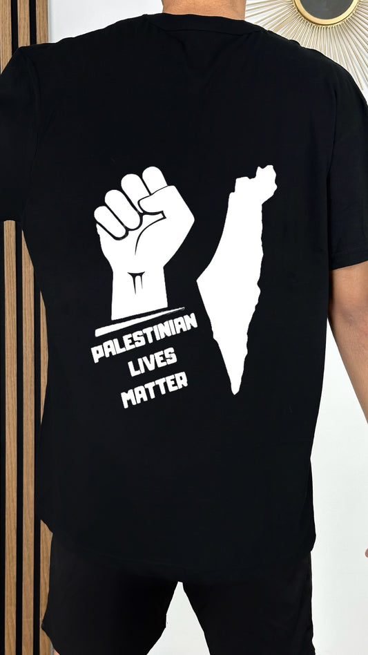 T-Shirt unisex Palestinian Lives Matter con Mappa 🇵🇸🕊