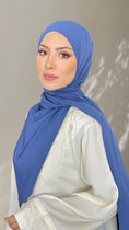 Cargar la imagen en la vista de la galería, Slim Hijab - Sapphire Blue