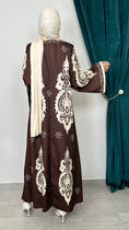 Carica l'immagine nel visualizzatore della galleria, Arabesque Abaya Marrone - Hijab Paradise