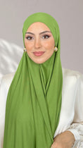 Carica l'immagine nel visualizzatore della galleria, Jersey Hijab - Verde Matcha