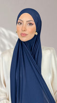 Carica l'immagine nel visualizzatore della galleria, Jersey Hijab - Blu oltremare
