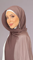 Carica l'immagine nel visualizzatore della galleria, Chiffon crepe Hijab - Mauve Dust
