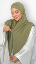 Carica l'immagine nel visualizzatore della galleria, Zip Hijab - Hijab Paradise - viscosa jersey elasticizzato - zip sul davanti - modellabile - pronto da mettere - Hijab - foulard