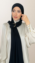 Carica l'immagine nel visualizzatore della galleria, Hijab Jersey Cotton PureSoft con Bonnet Integrato - Hijab Paradise