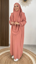 Carica l'immagine nel visualizzatore della galleria, Jilbab, khimar, abaya, sorriso, modest, abito da preghiera, islamico, rosa. Hijab Paradise