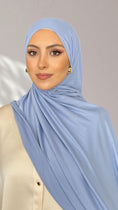 Carica l'immagine nel visualizzatore della galleria, Jersey Hijab - Azzurro