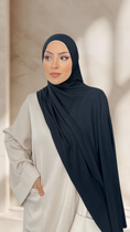 Carica l'immagine nel visualizzatore della galleria, Bamboo Hijab nero