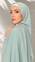 Carica l'immagine nel visualizzatore della galleria, Hijab PREMIUM CHIFFON Verde acqua