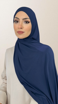 Bild in Galerie-Betrachter laden, Bamboo Hijab Blu Notte - Hijab Paradise