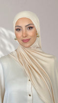 Carica l'immagine nel visualizzatore della galleria, Jersey Hijab - Beige dorato