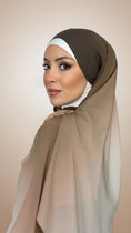 Carica l'immagine nel visualizzatore della galleria, Ombre Flow Hijab Moss Taupe