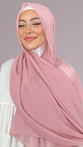 Carica l'immagine nel visualizzatore della galleria, Hijab Chiffon Crepe rosa pastello - Hijab Paradise Hijab, chador, velo, turbante, foulard, copricapo, musulmano, islamico, sciarpa,  trasparente, chiffon crepe
