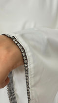 Carica l'immagine nel visualizzatore della galleria, Abaya maniche diamanti
