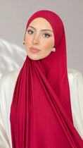 Carica l'immagine nel visualizzatore della galleria, Jersey Hijab - Bordeaux Regale