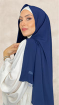 Load image into Gallery viewer, Slim Hijab Blu Notte