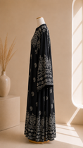 Carica l'immagine nel visualizzatore della galleria, Abaya Bohème Flow Nero