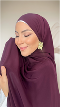Cargar la imagen en la vista de la galería, Premium Slim Hijab Vinaccia