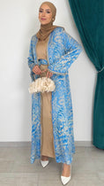 Carica l'immagine nel visualizzatore della galleria, Abito Qaftan azzurro