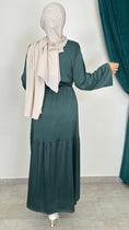 Carica l'immagine nel visualizzatore della galleria, Abaya Classic Satistripes a balze